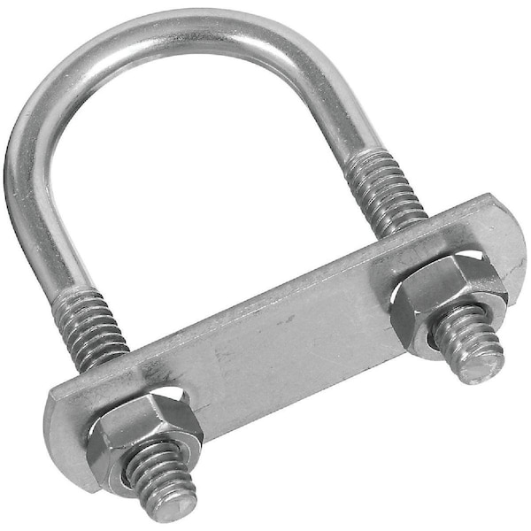 National 1/4 In. x 1-1/8 In. x 2-1/4 In. Stainless Steel Round U Bolt N222422 - main